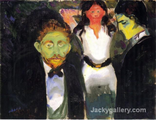 Jealousy by Edvard Munch paintings reproduction